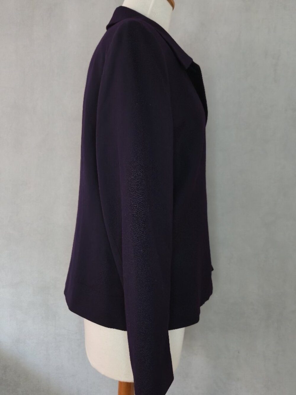 Vintage Talbots Purple 100% Wool Blazer | Made in USA | Size 14 - Picture 4 of 10